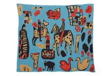 Load image into Gallery viewer, Cowboys Baby Blanket in Turquoise