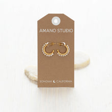 Load image into Gallery viewer, Amano Studio | Pearl Wrapped Hoop Earrings
