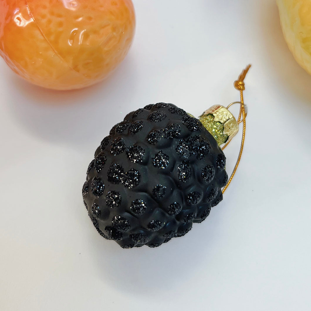 Glass Blackberry Ornament