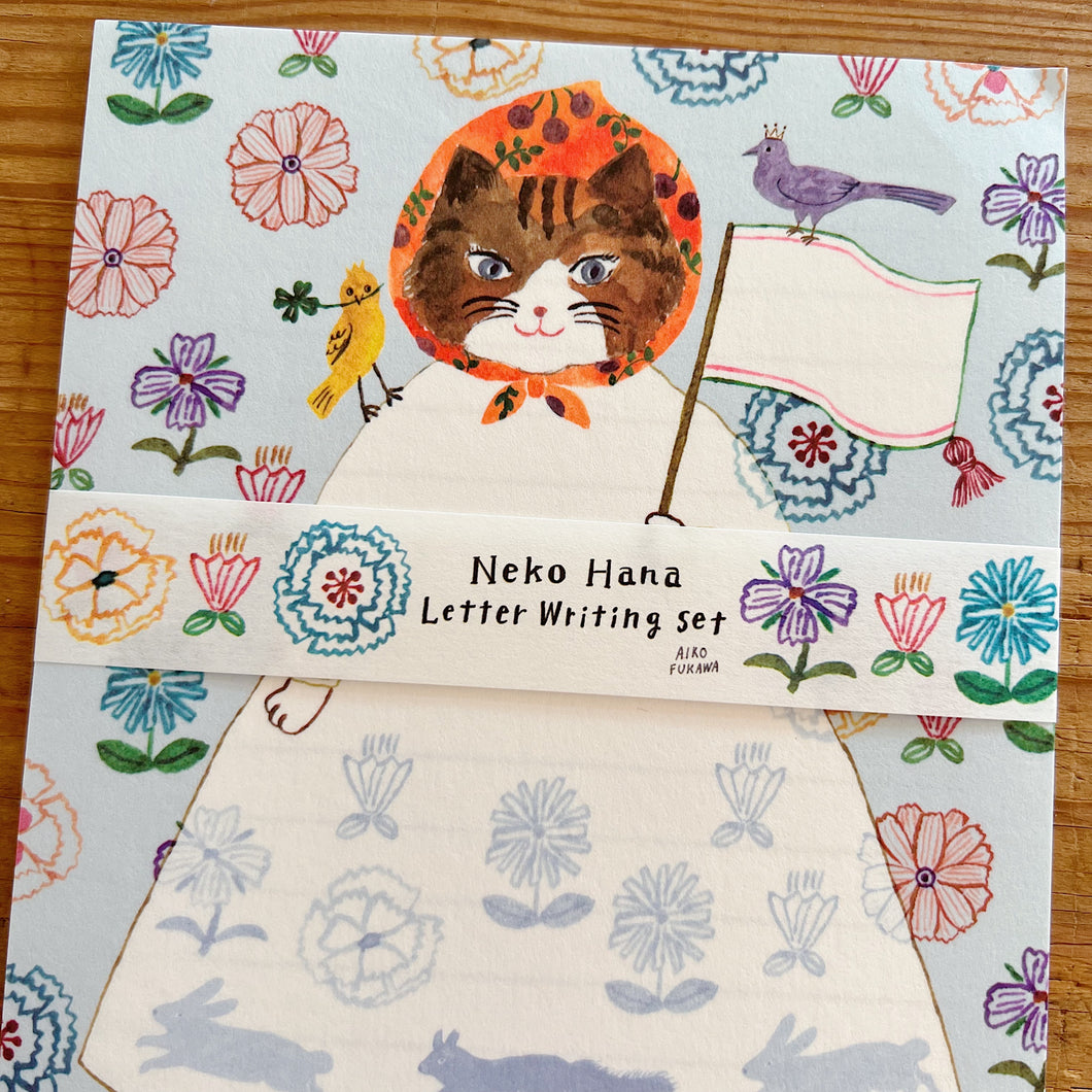 Hyogensha | Neko Hana Letter Writing Set