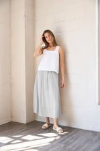 Load image into Gallery viewer, It Is Well | Washed Cotton Everyday Skirt in Slate Gray
