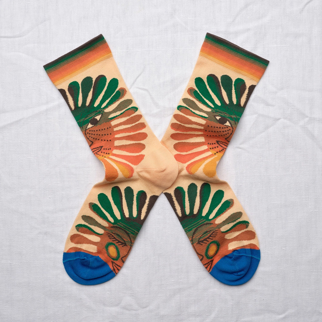 Bonne Maison | Craft Mask Socks in Apricot