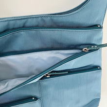 Load image into Gallery viewer, Highway | Teela Multi-Pocket Cross Body Shoulder Bag in Blue Jay x Azure | Medium

