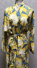 Load image into Gallery viewer, Yellow Lotus Cotton Robe
