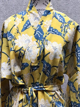 Load image into Gallery viewer, Yellow Lotus Cotton Robe
