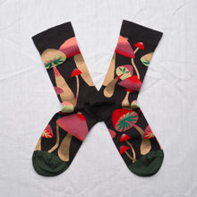 Load image into Gallery viewer, Bonne Maison | Mushroom Socks in Noir
