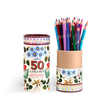 Load image into Gallery viewer, Flora&#39;s 25 Double-Sided Colored Pencils
