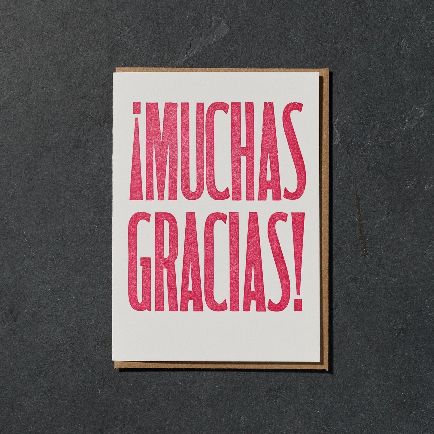Muchas Gracias Card