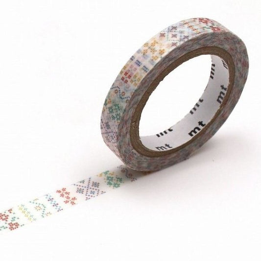 MT | Washi Tape in Embroidery Pattern