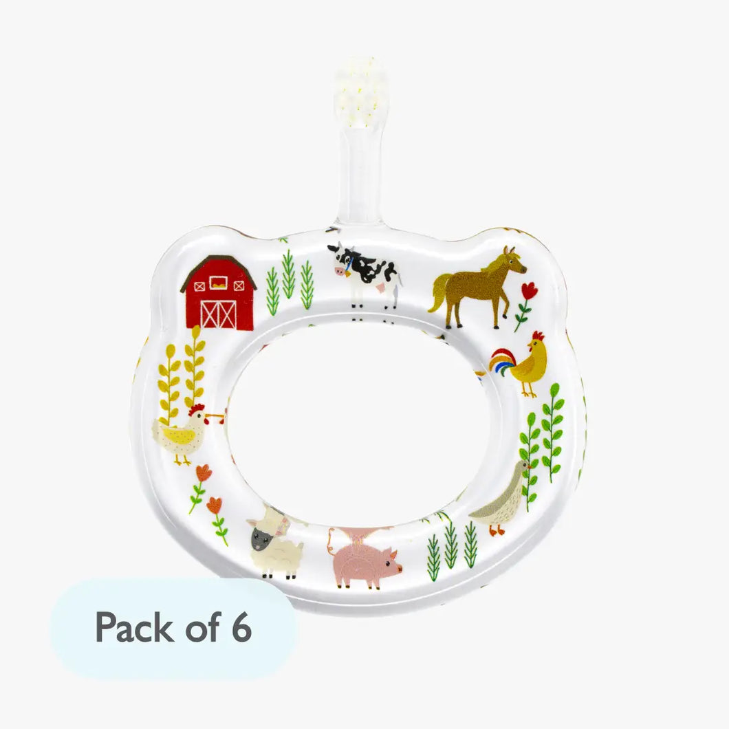 Hamico | Grip Baby Toothbrush in Farm Animals