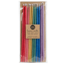 Load image into Gallery viewer, Tall Rainbow Beeswax Party Candles
