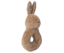 Load image into Gallery viewer, Maileg | Rabbit Rattle Set in Cream Peach
