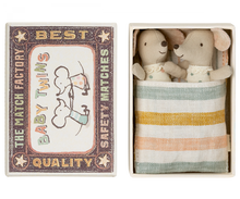 Load image into Gallery viewer, Maileg | Baby Twins in Matchbox
