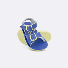 Load image into Gallery viewer, Salt Water | Kids&#39; Surfer Sandal in Cobalt
