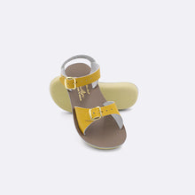 Load image into Gallery viewer, Salt Water | Kids&#39; Surfer Sandal in Mustard
