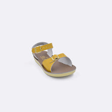 Load image into Gallery viewer, Salt Water | Kids&#39; Surfer Sandal in Mustard
