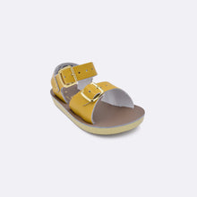 Load image into Gallery viewer, Salt Water | Kids&#39; Surfer Sandal in Mustard
