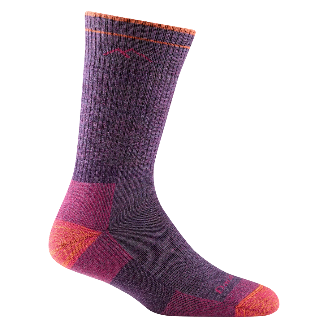 Darn Tough | Hiker Boot Midweight Hiking Socks in Plum Heather