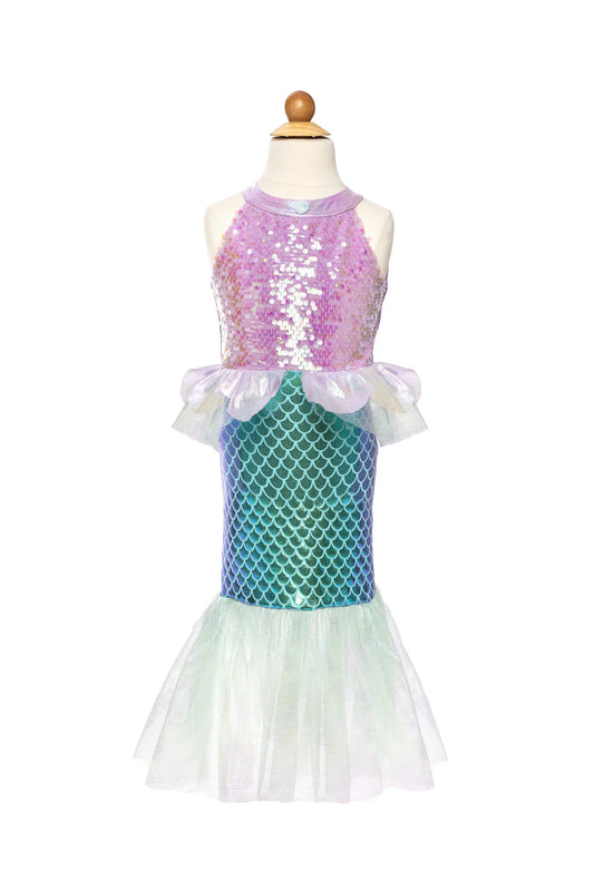 Misty Mermaid Dress in Blue Lilac