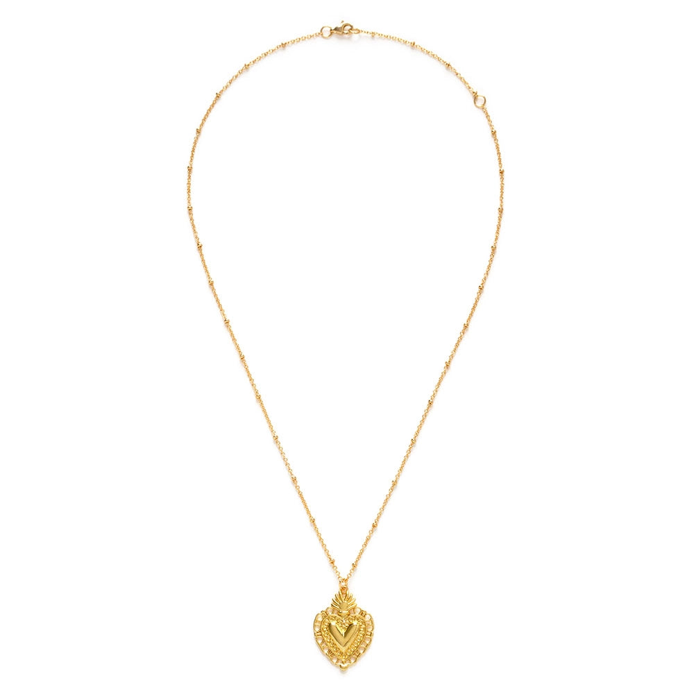 Amano Studio | Flame of Love Heart Necklace
