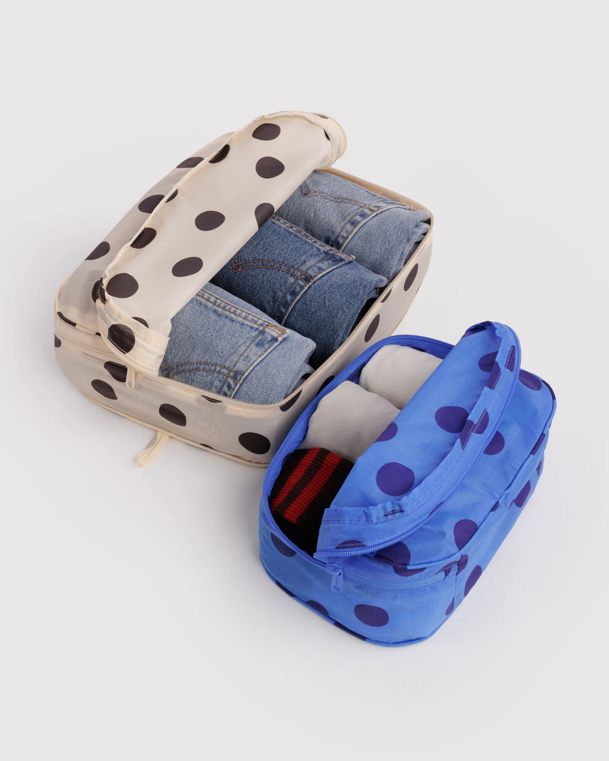 3D Zip Set in Polka Dot Mix