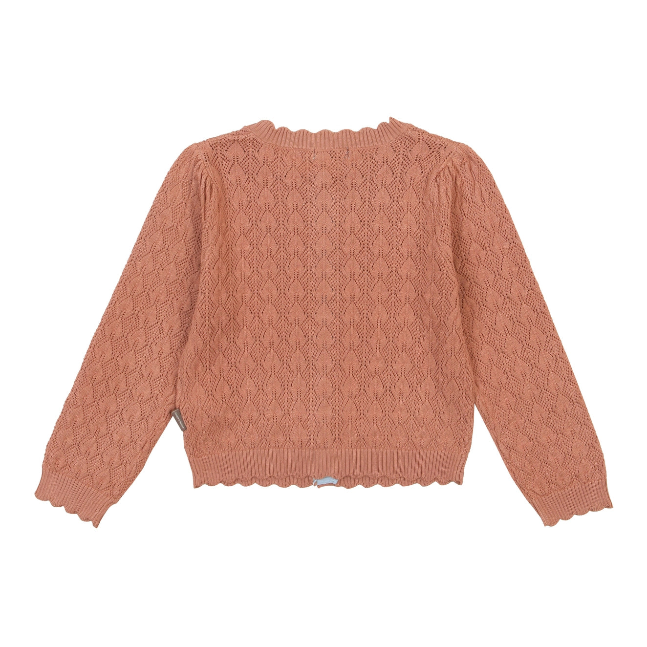 Mila Scalloped Trim Hollow Cardigan