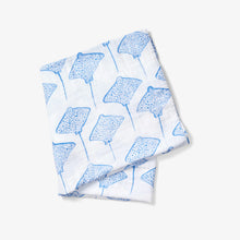 Load image into Gallery viewer, Lewis | Muslin Swaddle in Marine Stingray
