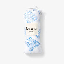 Load image into Gallery viewer, Lewis | Muslin Swaddle in Marine Stingray
