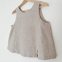 Load image into Gallery viewer, Yuvita | Button Back Tank in Oatmeal
