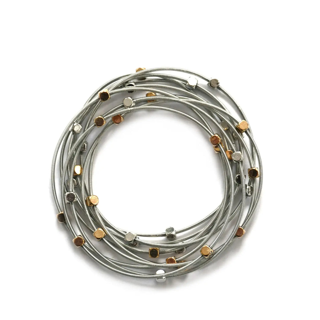 Sea Lily | Beaded Charm Bracelet