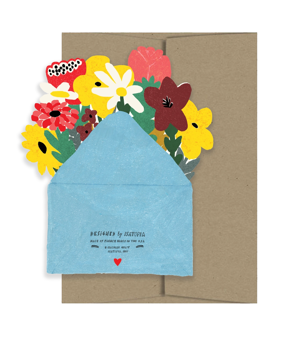 Thank You With Flowers Die Cut Card