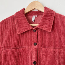 Load image into Gallery viewer, Kleen | Corduroy Cropped Jacket in Marsala
