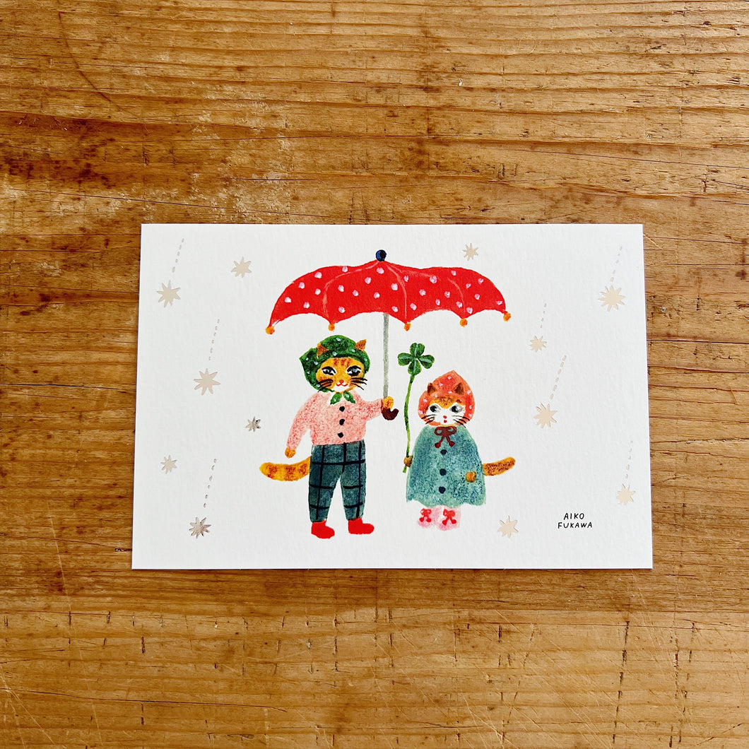 Hyogensha | Raindrops Post Card
