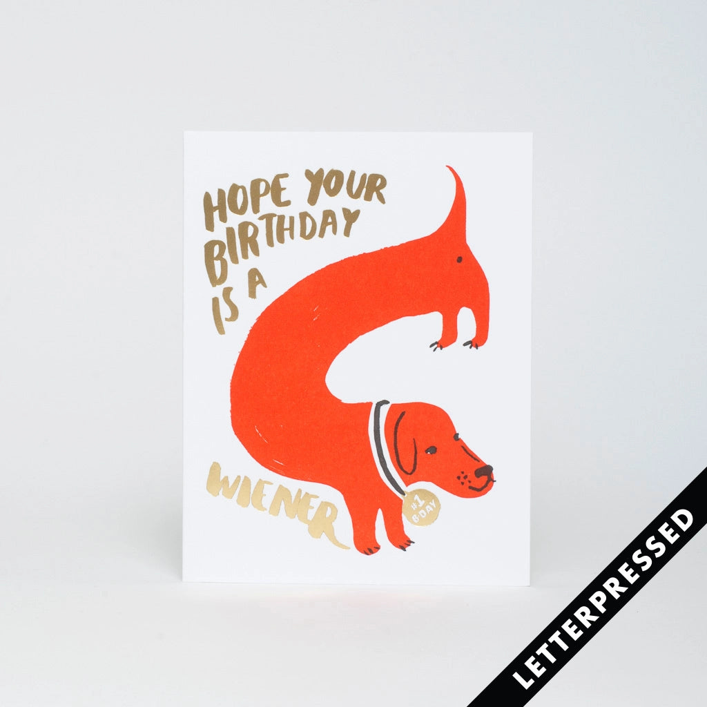 Wiener Birthday Card