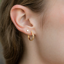 Load image into Gallery viewer, Amano Studio | Small Vintage Beaded Hoops in Gold
