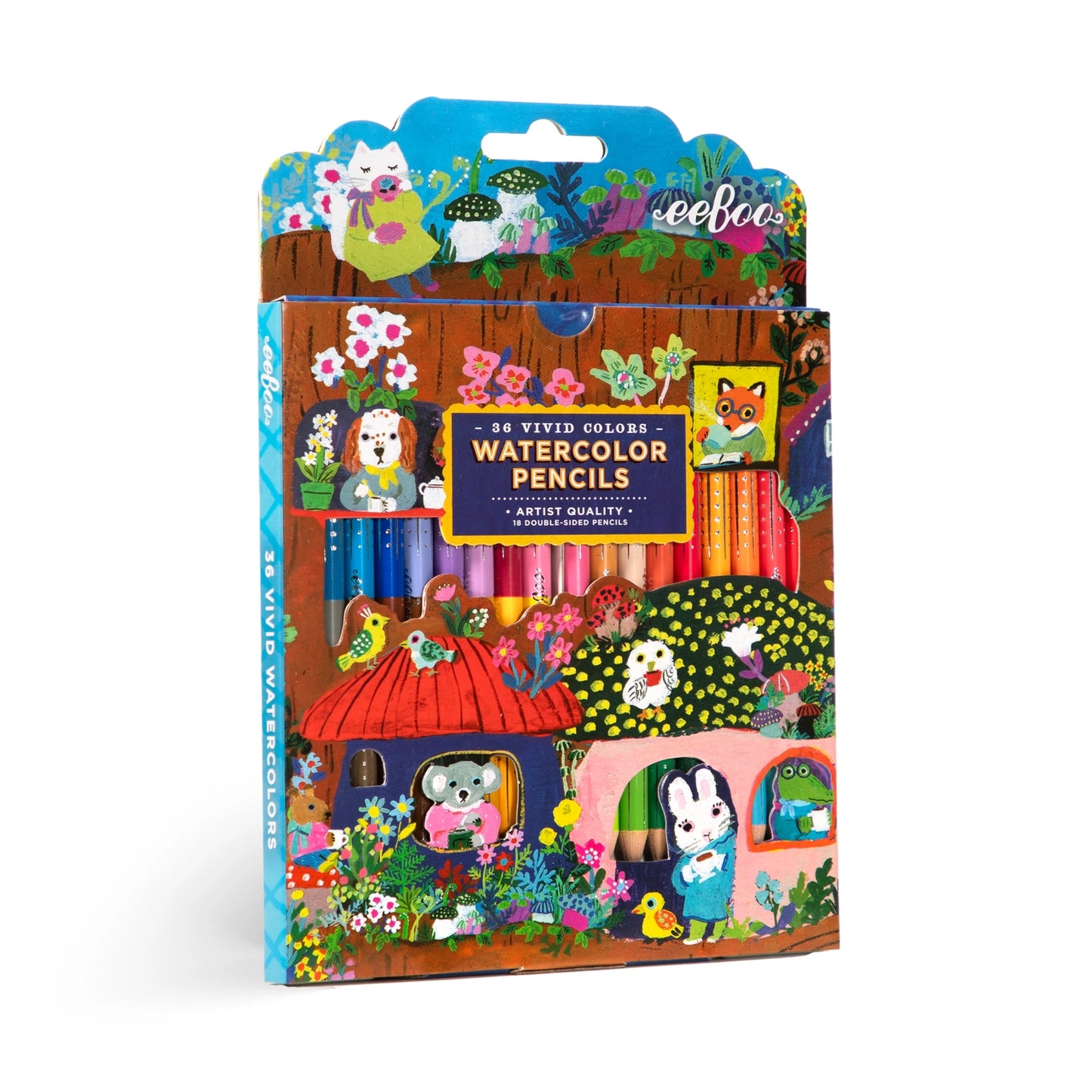 Yumi's Mushroom House 18 Double-Sided Watercolor Pencils