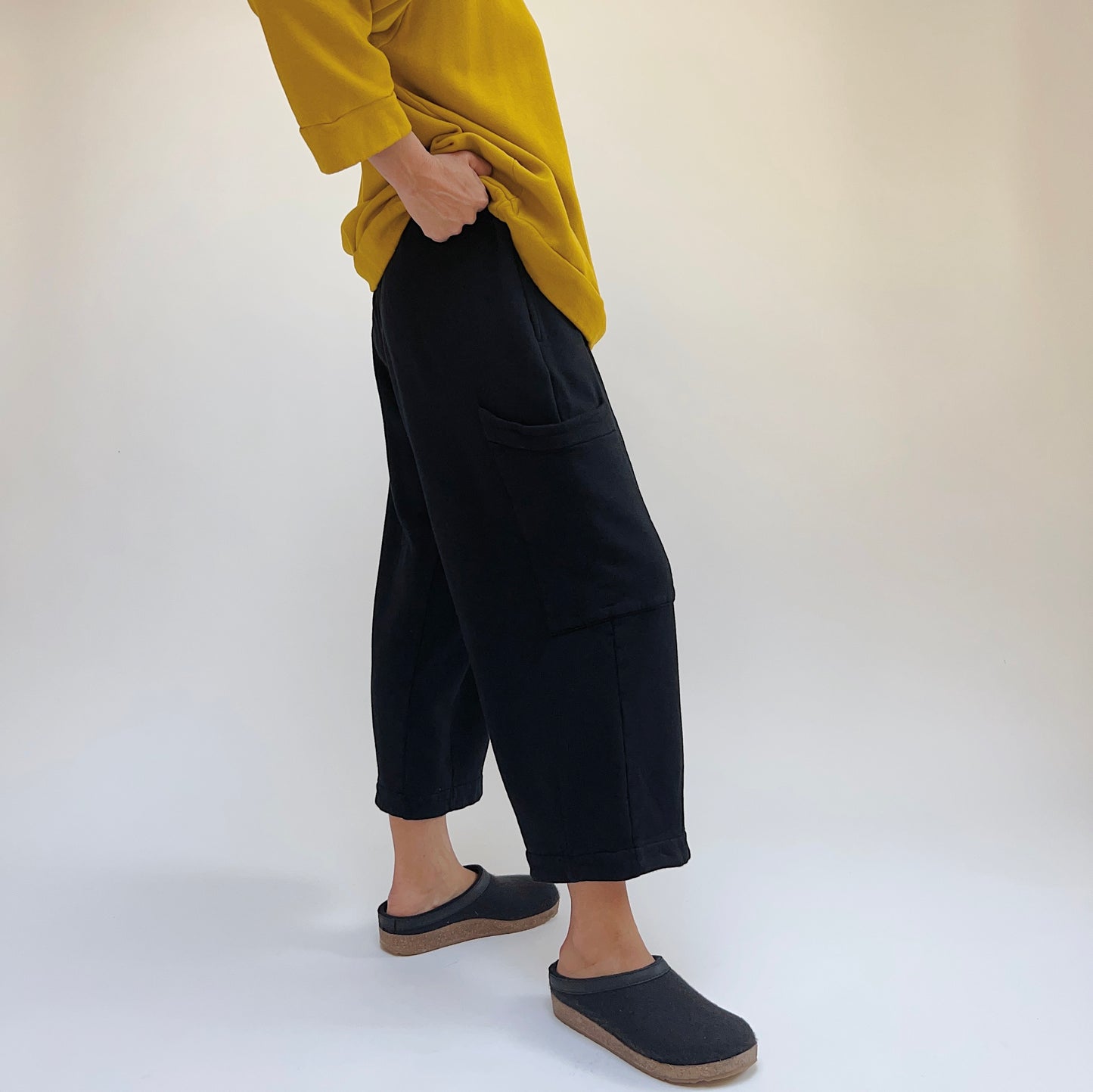 Bryn Walker | Pasha Fleece Pant in Black