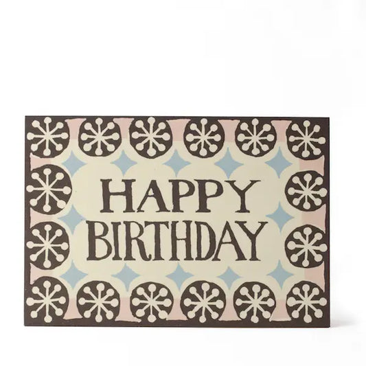 Happy Birthday Coffee & Sky Blue Card