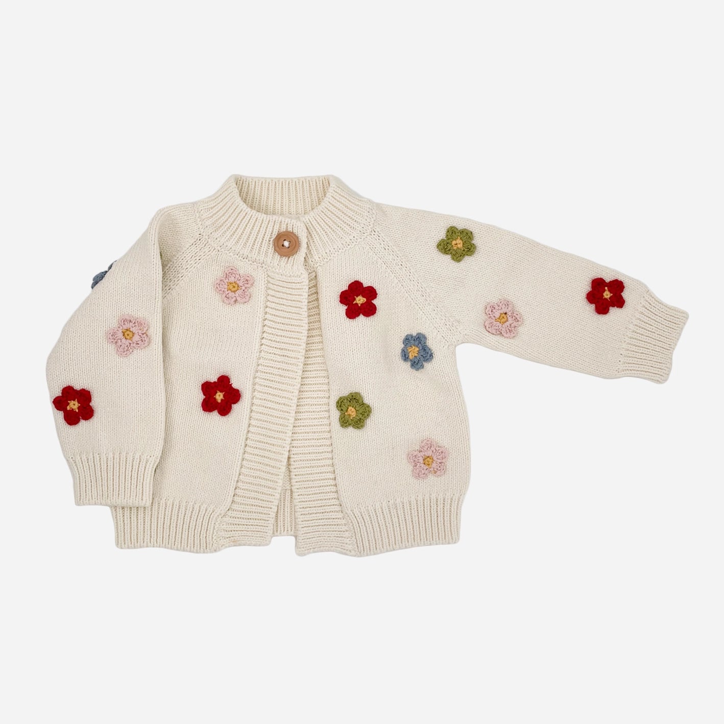 Cotton  Flower Cardigan
