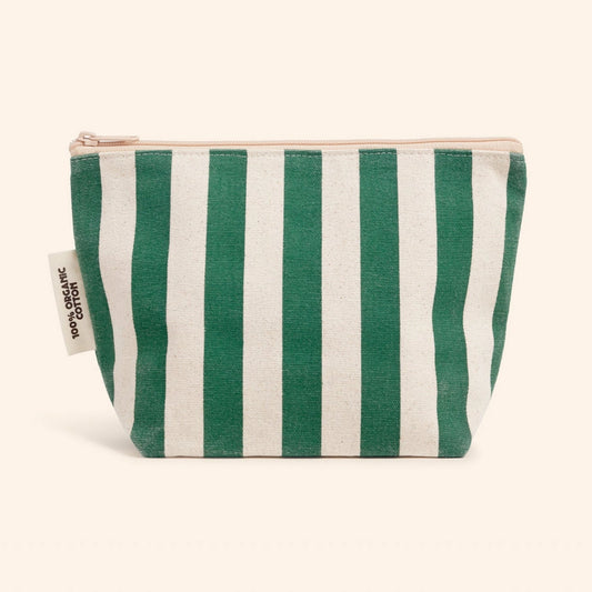 Dr. Max's | Organic Cotton Zipper Bag in Green