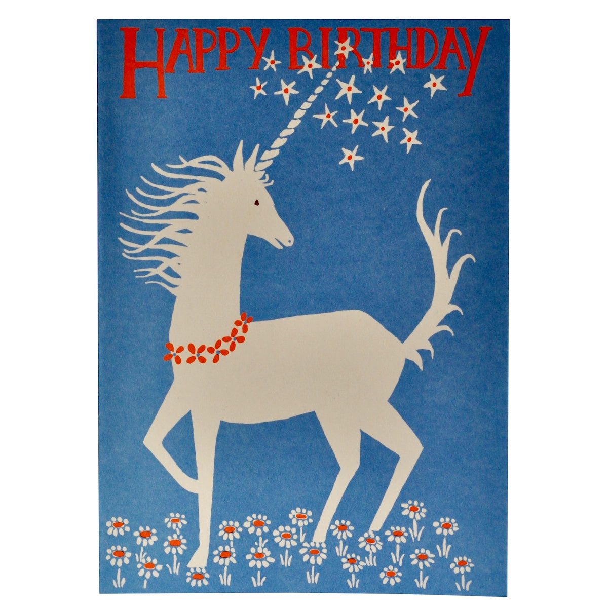 Very Large Happy Birthday Unicorn Card