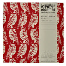Load image into Gallery viewer, Owls Square Notebook with Lined Paper
