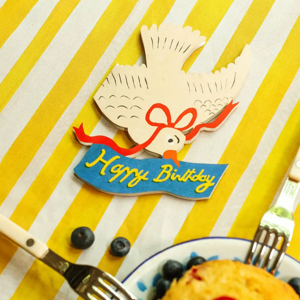 Happy Birthday Bird Die-Cut Card