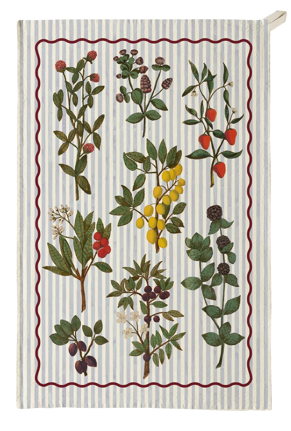 Festival of Fruits Tea Towel