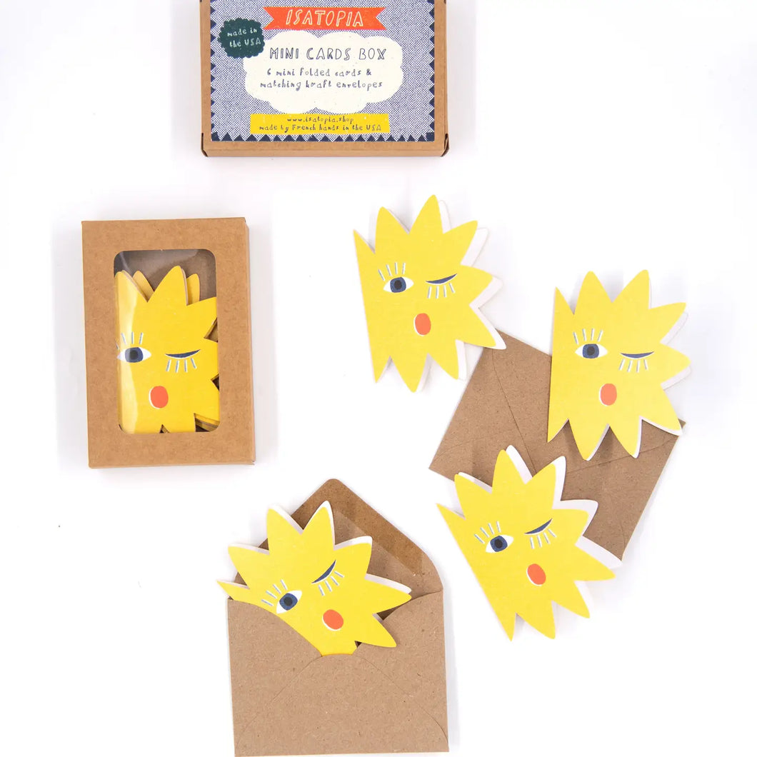 Star Blink Die Cut Mini Card Set