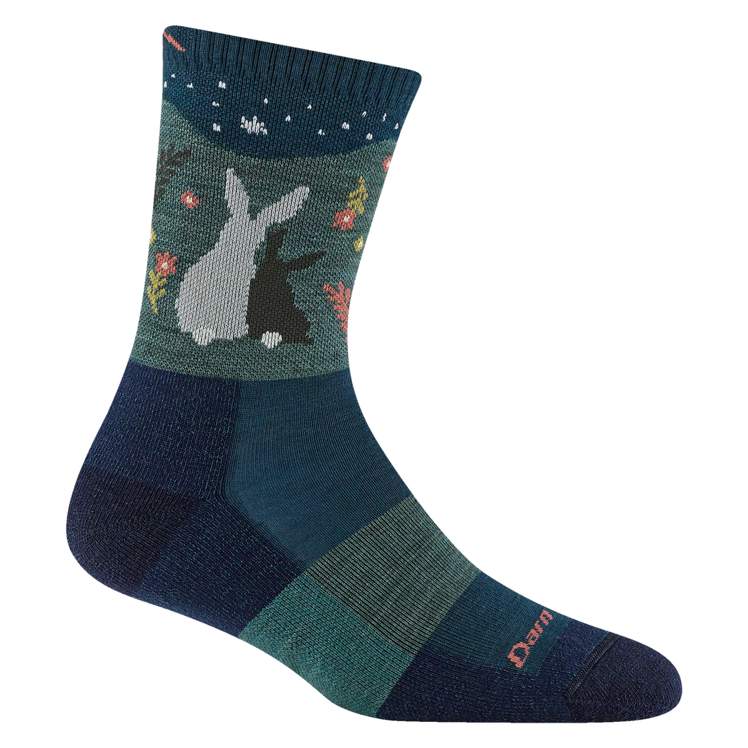 Darn Tough |Critter Club Micro Crew Lightweight Hiking Socks in Eclipse
