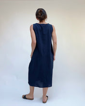 Load image into Gallery viewer, Cut Loose | Crosshatch Pocket Dress in Nightsky
