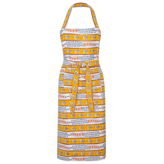Avignon Apron in Dijon & Blue