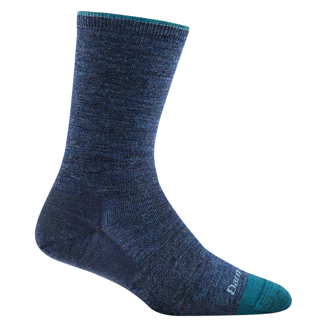 Darn Tough | Solid Basic Crew Lightweight Lifestyle Socks in Denim