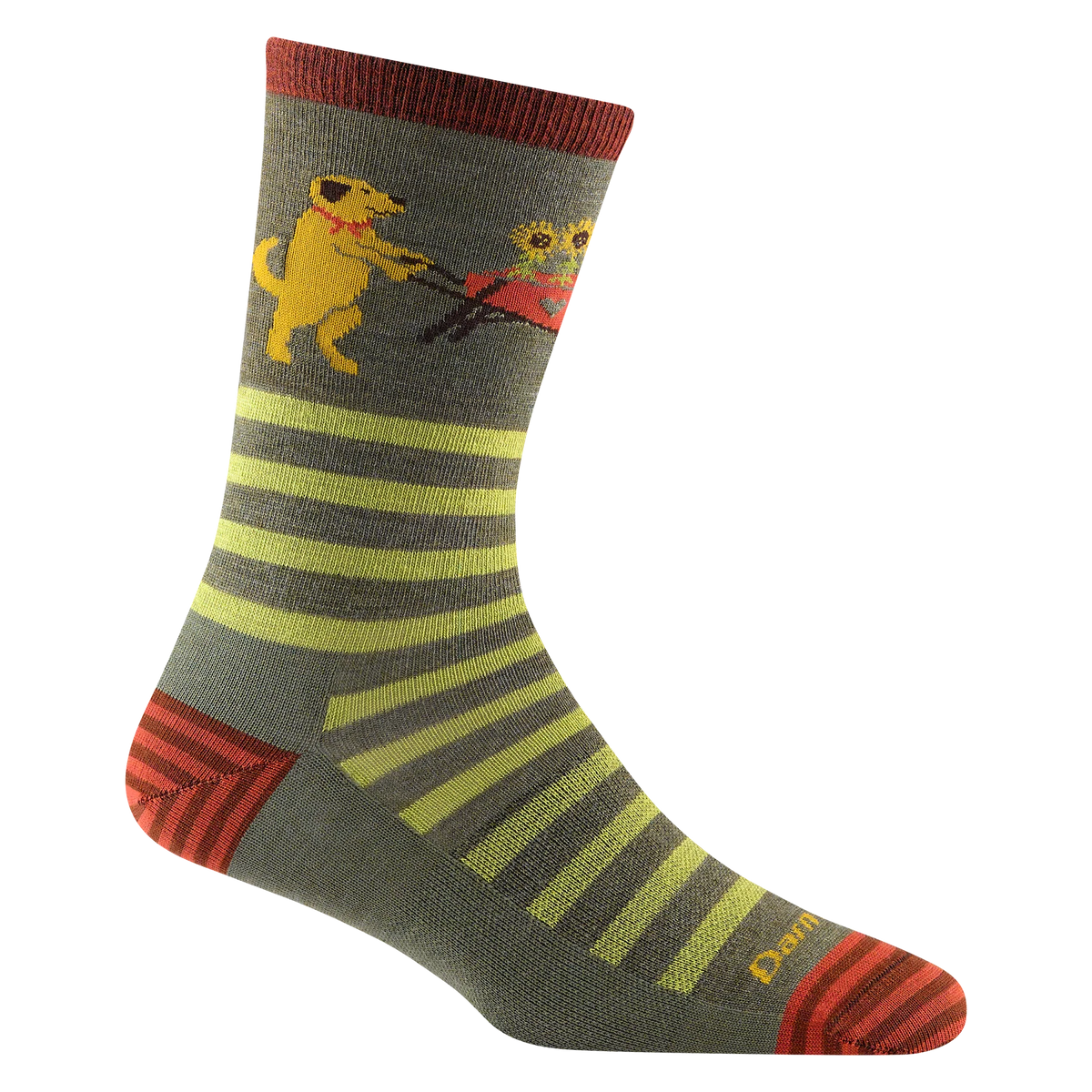 Herb Darn Tough Animal Haus crew lightweight lifestyle sock.
